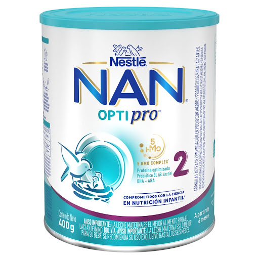 Fórmula Infantil NAN Optipro Etapa 2 Lata x 400 gr