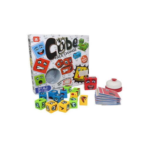 Cubo Magico Caras Caja Plasticos Asociados  x 1 Un juego interactivo que permite combinar diferentes expresiones faciales girando las caras del cubo, estimulando la creatividad y la coordinación.Características:Material: Plástico resistente con mec