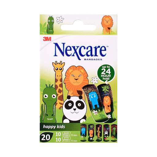 Curas Nexcare Niños Animales x 20 und