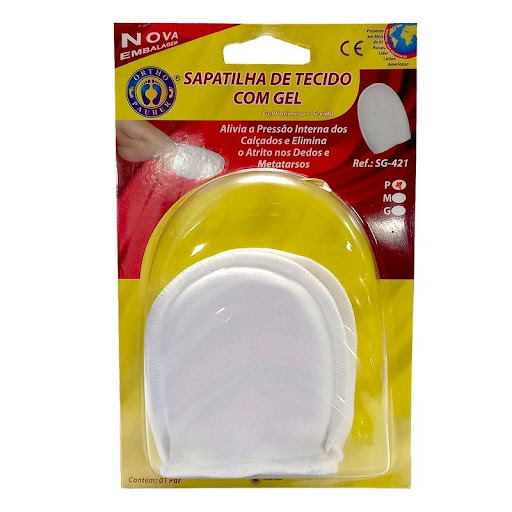 Zapatos De Tela Con Gel Ortho Pauher S Orthopauher  x 1 Funda diseñada para proteger la parte inferior y superior de los dedos, brinda, confort y es recomendado para dedos martillos y callosidades en los dedos