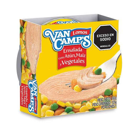 Atún Van Camps Maíz & Vegetales Sin Conservantes x 150 gr