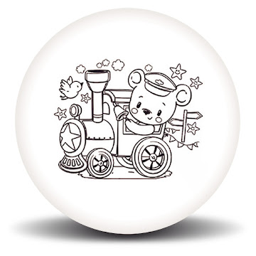 Juguete Pelota Pintable   Viniball Niño x 1 und 