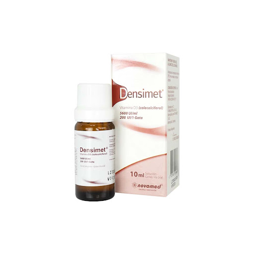 Densimet Vitamina D3 Colecalciferol 5600 ml Novamed Frasco x 10 ml