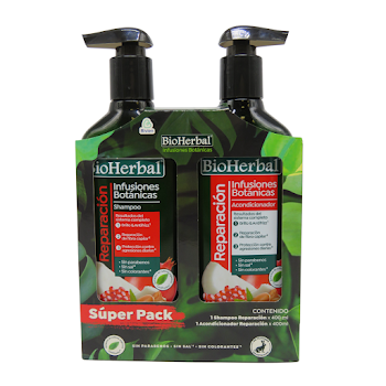 Shampoo Bioherbal Reparacion x 400 ml + Acondicionador x 400 ml  