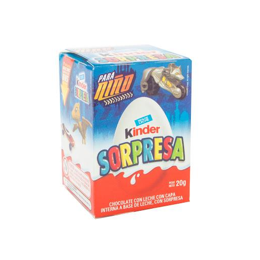 Chocolate Kinder Sorpresa Niño x 20 gr