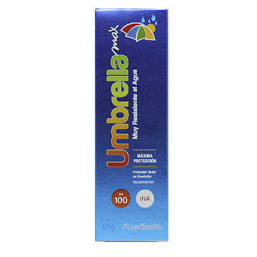 Protector Solar Umbrella Resistente al Agua SPF100+ x 60 gr  