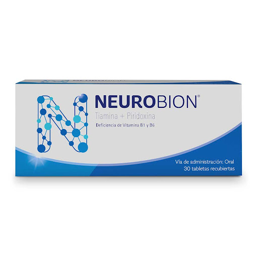 Neurobión Vitamina B1 + Vitamina B6 100mg/150mg P&G Caja x 30 Tabletas