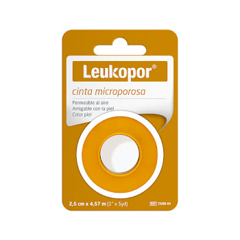 Micropore Leukopor Piel   2.5cm x 4.57mts x 1 und  