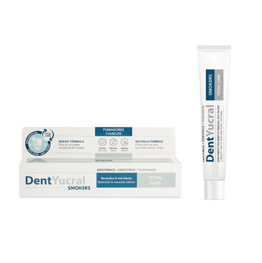 DentYucral Smokers Crema 75ml DentYucral Smokers Crema x 75 ml Blanqueamiento y frescura para fumadores

DentYucral Smokers está especialmente formulada para quienes buscan remover eficazmente manchas de tabaco, café y té, manteniendo la blancura natural de los d