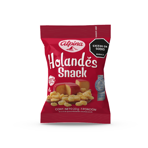 Snack Alpina Queso Holandés Deshidratado x 23 gr