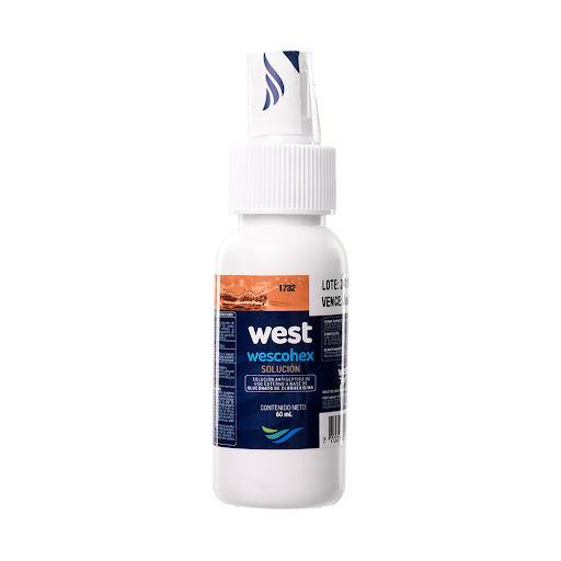 Solución Antiséptica   Gluconato De Clorhexidina 2,3% West Frasco x 60ml