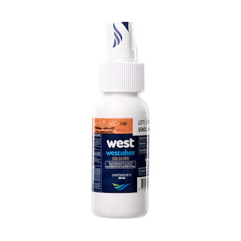 Solución Antiséptica   Gluconato De Clorhexidina 2,3% West Frasco x 60ml  