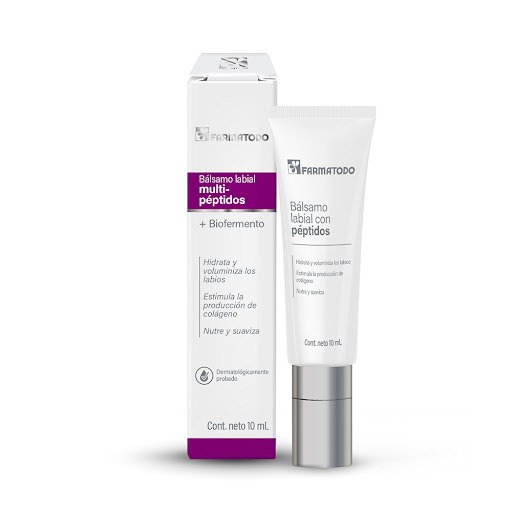 Bálsamo Labial Farmatodo Multi Péptidos Tubo x 10 ml
