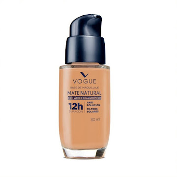 Base Vogue Mate Natural Con Ácido Hialurónico Bronce x 30 ml  