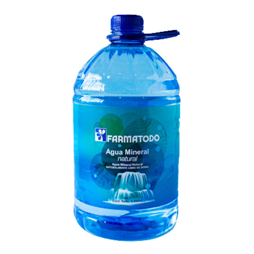 Agua Manantial 100% Mineral Natural Farmatodo x 5 lt