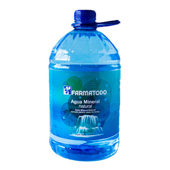 Agua Manantial 100% Mineral Natural Farmatodo x 5 lt  