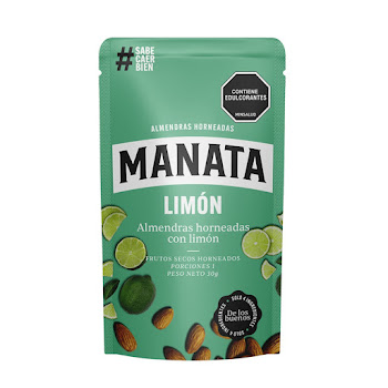 Almendras Horneadas Manata Limón x 30 gr  