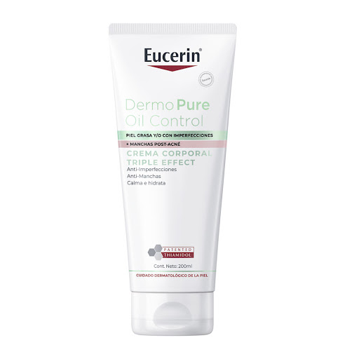 Crema Corporal Eucerin Dermopure Oil Control Triple Effect Frasco x 200 ml