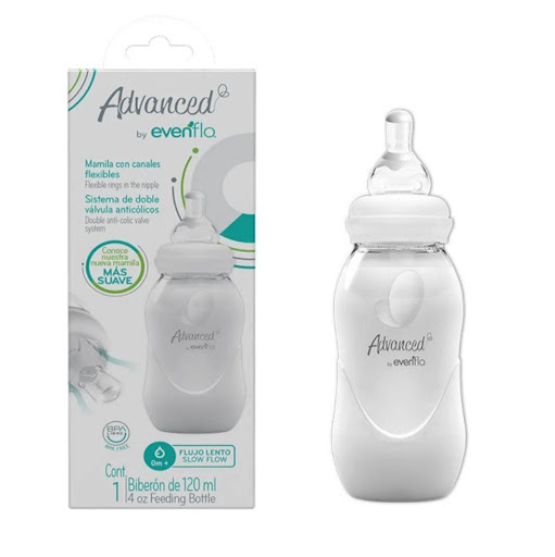 Biberon Cuello Estándar 4 Onzas  Advanced - Evenflo EVENFLO UNIDAD x 1 UND Biberón Advanced By Evenflo® Cuello Estándar Anticólicos 120ml/4oz

Ideal para bebés de 0 a 3 meses.

Flujo Lento

Edad: De 0 a 3 meses