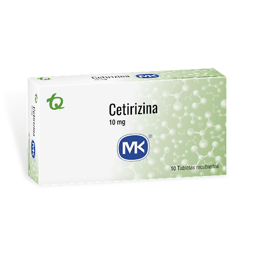 Cetirizina MK 10 mg Caja x 10 Tabletas