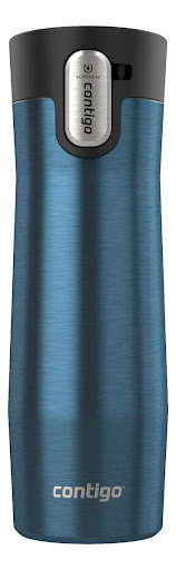 Botella Térmica Contigo West Loop 3.0 AutoSeal 20oz/590ml (AZUL) Contigo Papeleta x 1 Botella vaso térmico agua es un producto de alta calidad diseñado para mantener tus bebidas frías o calientes durante horas. Con su tecnología de sellado automático AutoSeal, esta botella evita derram