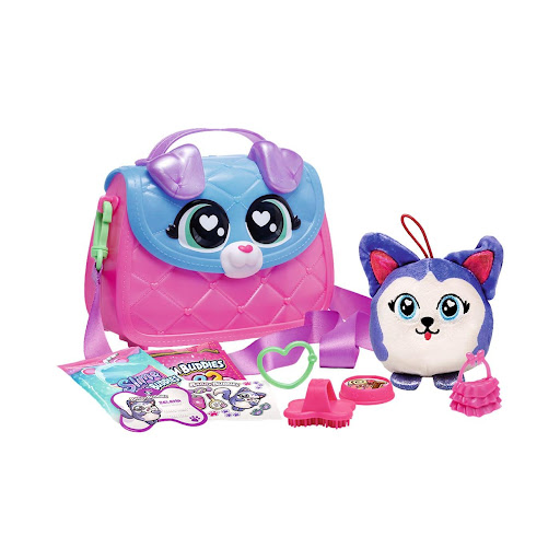 Cartera Sorpresa Glam Buddies Puppy ĦDescubre la Moda y la Diversión! Glam Buddies Caja x 1 ĦDescubre la moda y la diversión con la Cartera Sorpresa Glam Buddies Puppy! Este encantador bolso sorpresa contiene un adorable cachorro de peluche y 10 emocionantes sorpresas. Cada cachorro tiene su