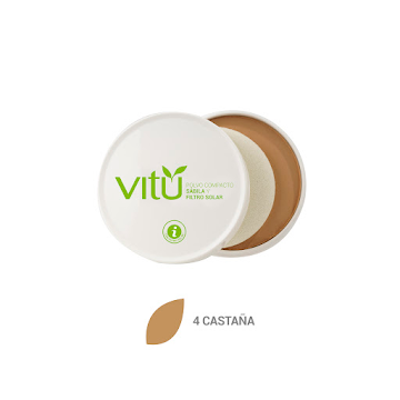 Polvo Compacto Vitu Sabila Y Castaña x 1 und  