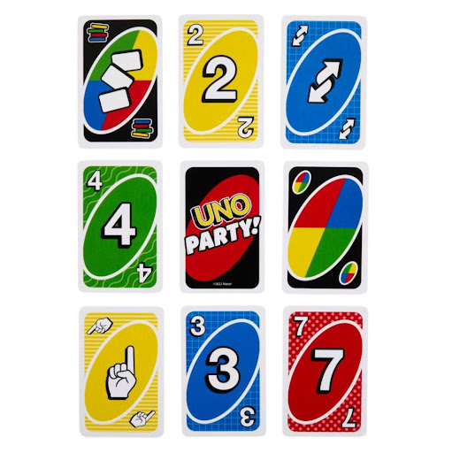 Uno Juego De Cartas Party Mattel UNO  x 1 El Uno Juego De Cartas Party Mattel es una versión festiva y dinámica del clásico Uno, diseñada para potenciar la diversión en reuniones y fiestas. Con mecánicas adicionales y cartas especiales, este 