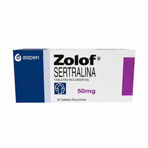 Zolof Sertralina 50 mg Aspen Caja x 30 Tabletas