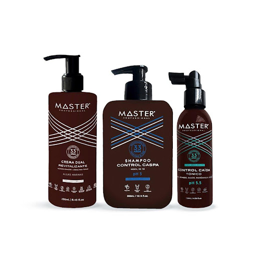 Kit Control Caspa + Shampoo Control Caspa + Crema de Peinas Dual Revitalizante Algas Marinas + Tónico Control Caída MASTER PROFESSIONAL Frasco x 3 Uds Kit Control Caspa + Shampoo Control Caspa + Crema de Peinas Dual Revitalizante Algas Marinas + Tónico Control Caída

Dile adiós a la caspa y recupere tu confianza.

El Kit Control Caspa esta diseñado 