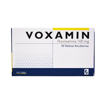 Voxamin Fluvoxamina 100 mg Incobra Caja x 30 Tabletas  