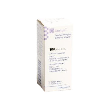 Lantus Insulina Glargina 100ui Sanofi Frasco x 10 ml  