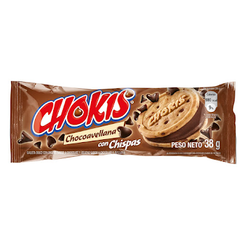Fraccion Chokis Sandwich Chocoavellana x 38 gr   