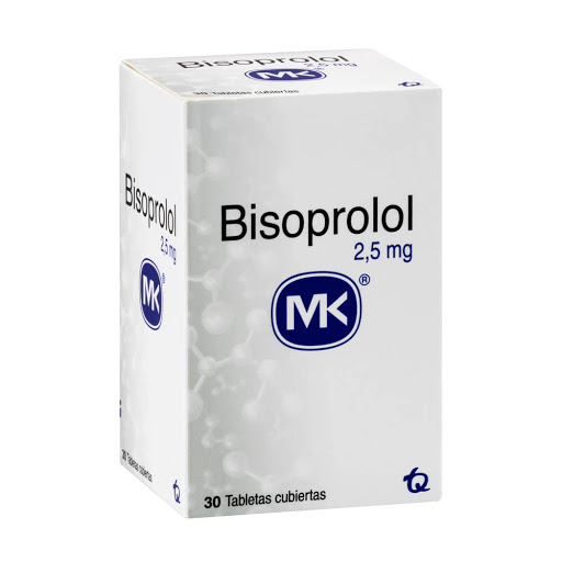 Bisoprolol MK 2.5 mg Caja x 30 Tabletas