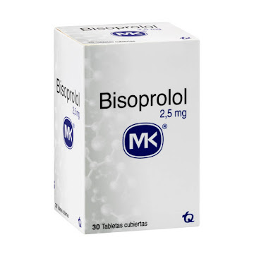 Bisoprolol MK 2.5 mg Caja x 30 Tabletas  