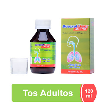 BUCOXOL FLEM ADULTOS   250MG/5ML JBE.FCO.X120ML.LAS CARBOXIMETILCISTEÍ 