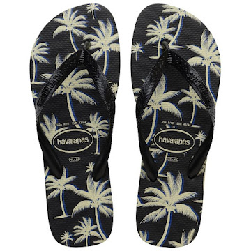 Sandalias Havaianas   Aloha Negro 39-40 X 1 Par 