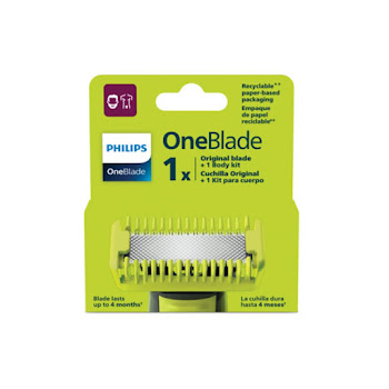 Repuesto de Cuchilla Philips Oneblade Kit Facial y Corporal Caja  x 1 und  