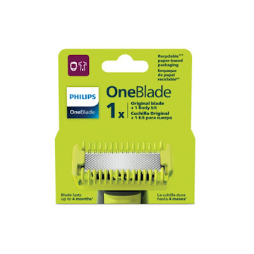 Repuesto de Cuchilla Philips Oneblade Kit Facial y Corporal Caja  x 1 und  