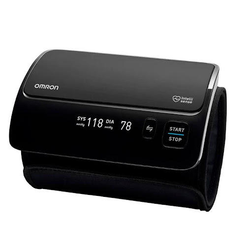 Tensiómetro Digi Omron Brazon Hem-7600T Omron  x 1 Tensiómetro digital de brazo Omron HEM-7600T, diseñado para medir la presión arterial de forma precisa, rápida y sin complicaciones. Su tecnología de inflado automático y sensor de movimiento minimiza