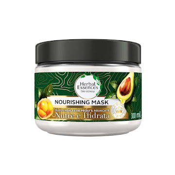 Mascarilla Capilar Herbal Essences Óleos De Pequi Y Aguacate Frasco x 300 ml  