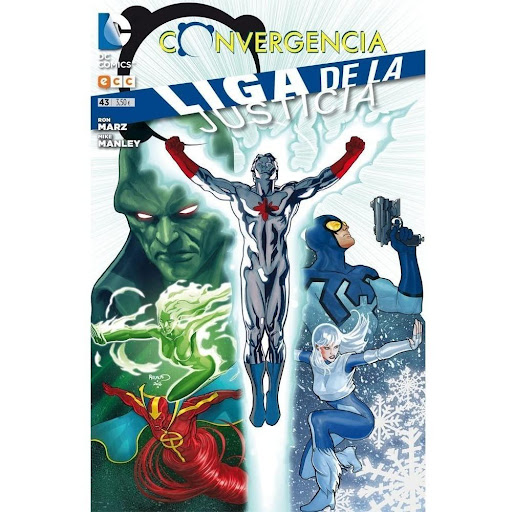 Liga De La Justicia No. 43 Generico Libro x 1.0 LIGA DE LA JUSTICIA Nº 43   Con motivo de la gran saga del año, la Liga de la Justicia Internacional hace acto de presencia en esta cabecera, contando entre sus integrantes a héroes como el Capitán Át
