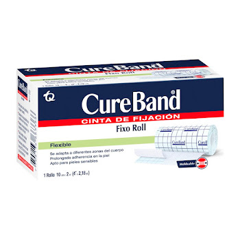 Cinta de Fijación Cureband Fixo Roll 10cm x 2m Caja x 1 und  