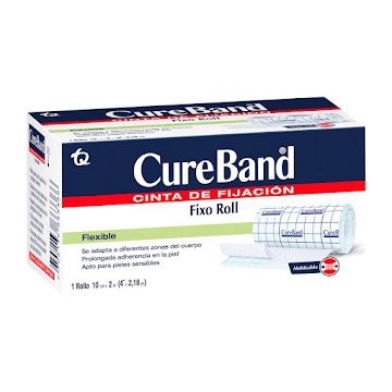 Cinta de Fijación Cureband Fixo Roll 10cm x 2m Caja x 1 und  