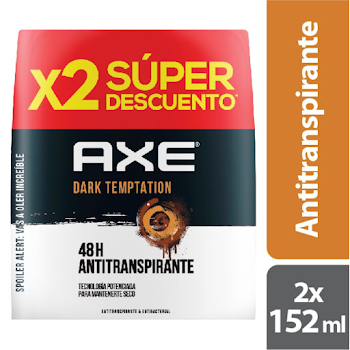 Desodorante Axe Dark Temptation Aerosol x 152 ml  