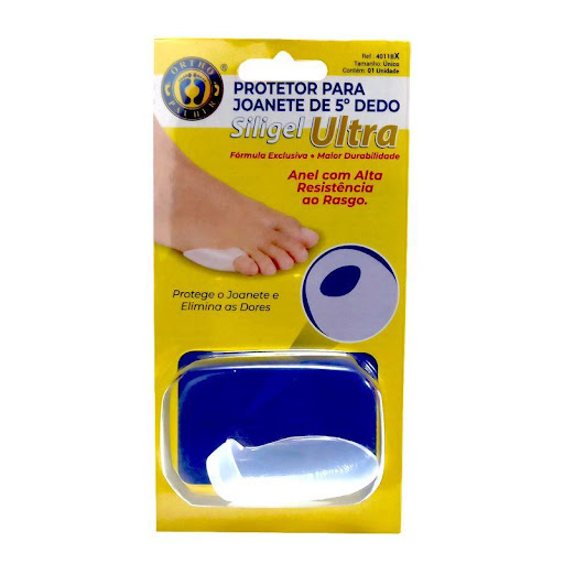 Protector De Juanete 5To Dedo Unicaortho Pauher Orthopauher Individual x 1 Protector de juanete para 5to dedo elaborado en silicona transparente brinda comodidad y confort
