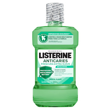 Enjuague Bucal Listerine Anticaries Zero Alcohol x 500 ml  