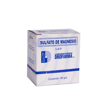 Sulfato De Magnesio Drofarma Caja x 100 gr  