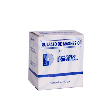 Sulfato De Magnesio Drofarma Caja x 100 gr  