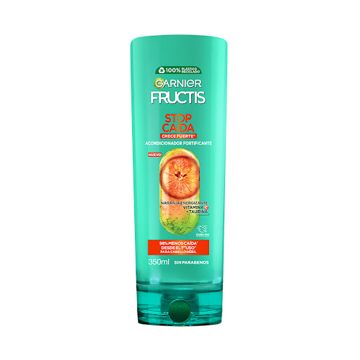 Acondicionador Garnier Fructis Stop Caída Crece Fuerte Cabello Débil Frasco x 350 ml